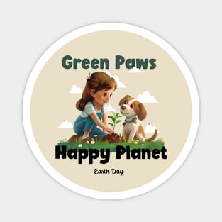 Green Paws, Happy Planet Magnet